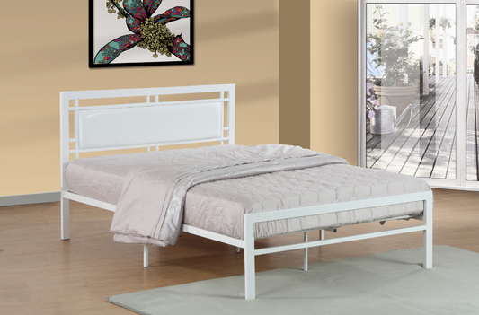 If-141W White Metal Bed