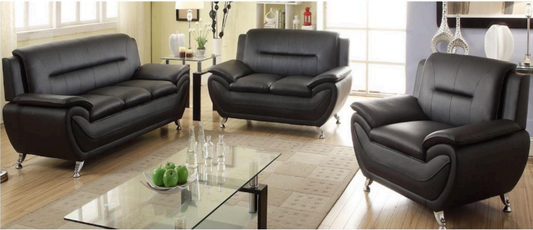 Randy Leather Sofa Set