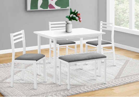 White Wooden Dining Set