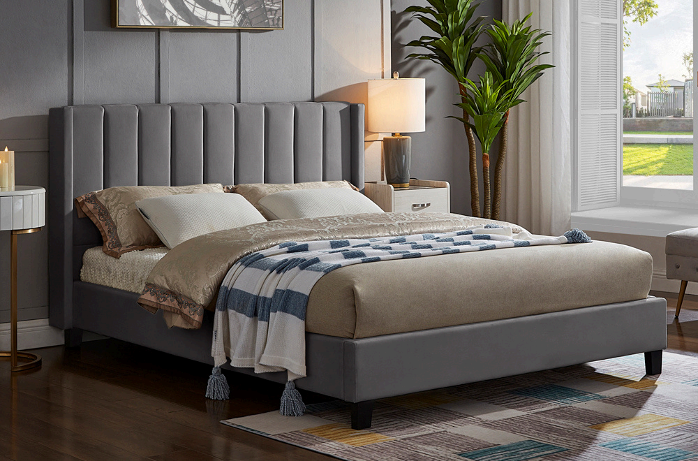 T2190C-K Velvet Bed
