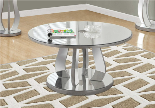 Grey Round Coffee Table