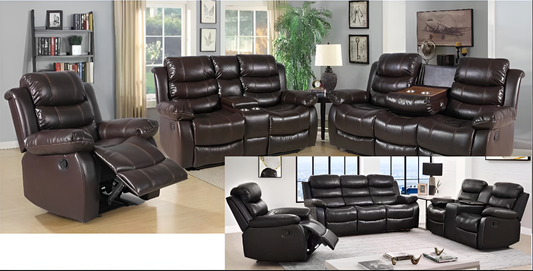 Manual Recliner Sofa Set